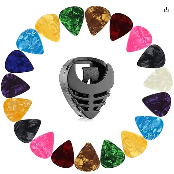 TGG 30Pcs Guitar Picks with Holder Pack