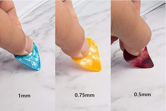 TGG 30Pcs Guitar Picks with Holder Pack